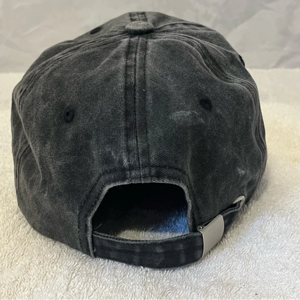 Salt Lake City Embroidered Cotton Dark Grey Adjustable Cap